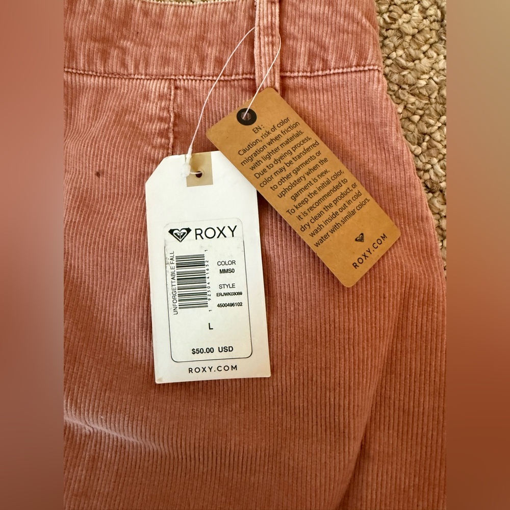 Roxy button down corduroy skirt pink - Picture 4 of 8